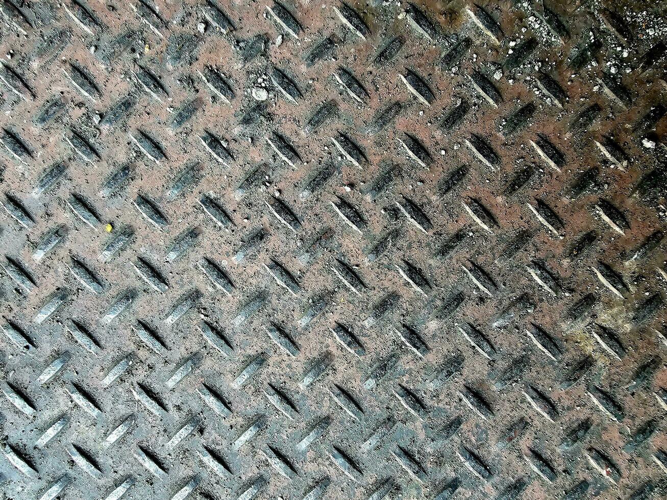 texture of iron and aluminum plate with drawings. industrial materials photo