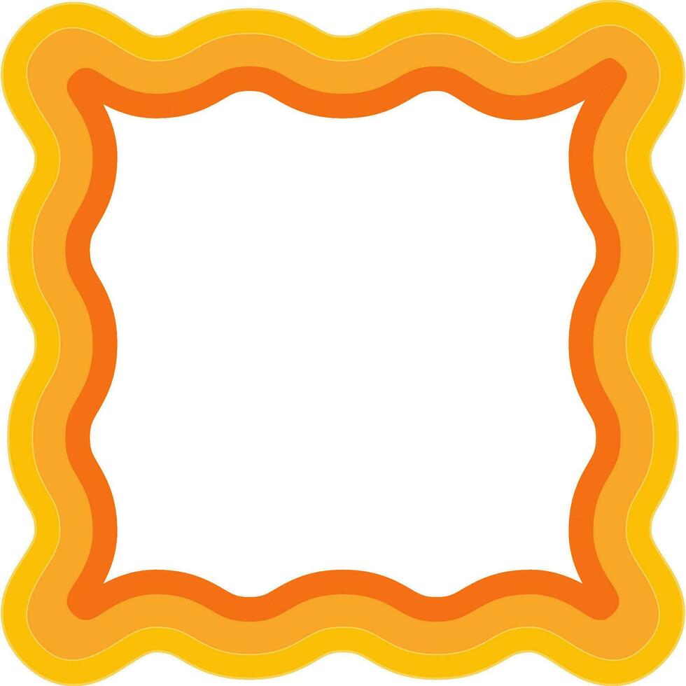 pencil Squiggle frame vector