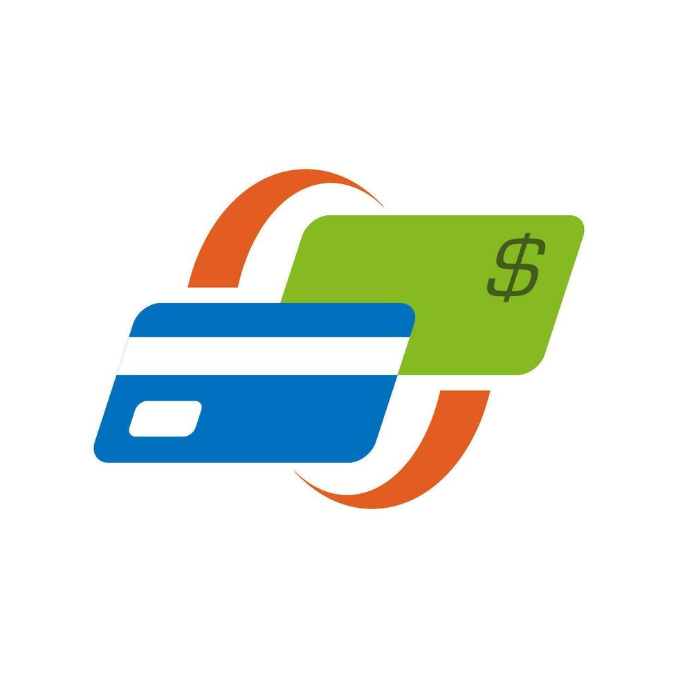 credit card money logo 32040151 Vector Art at Vecteezy