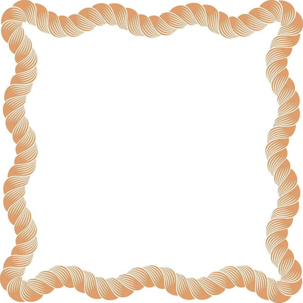 rope Squiggle frame vector