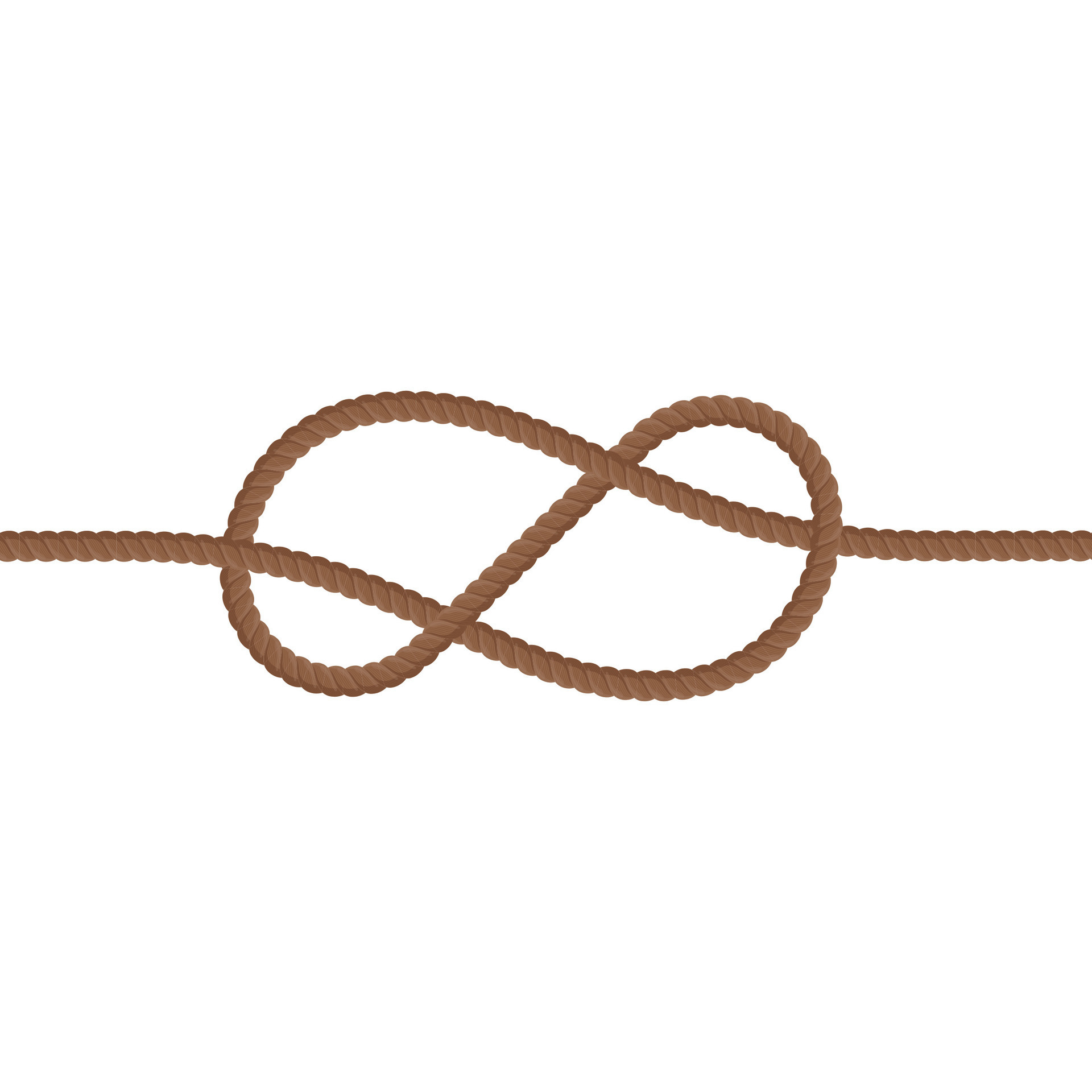 brown rope knot line border 32040383 Vector Art at Vecteezy