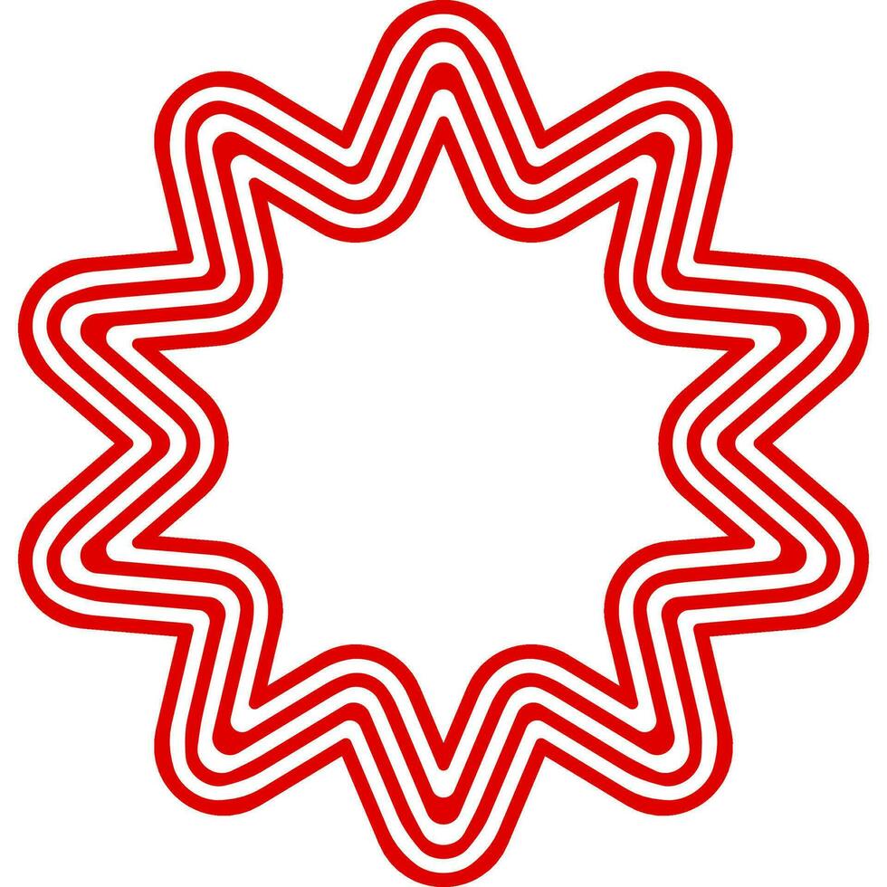 usa flag multi star frame vector