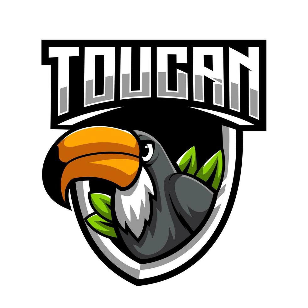 tucán mascota logo diseño vector con moderno ilustración concepto