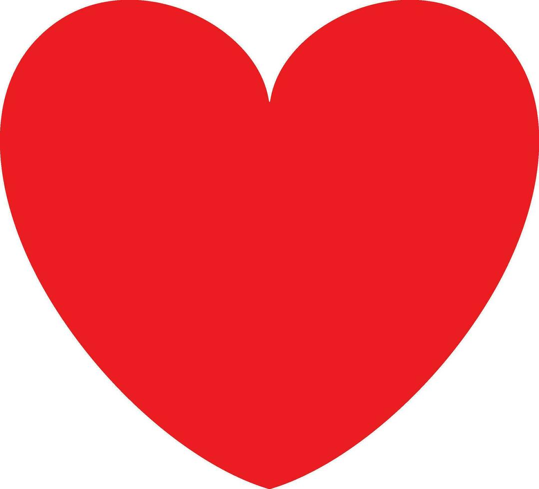 red heart illustration vector