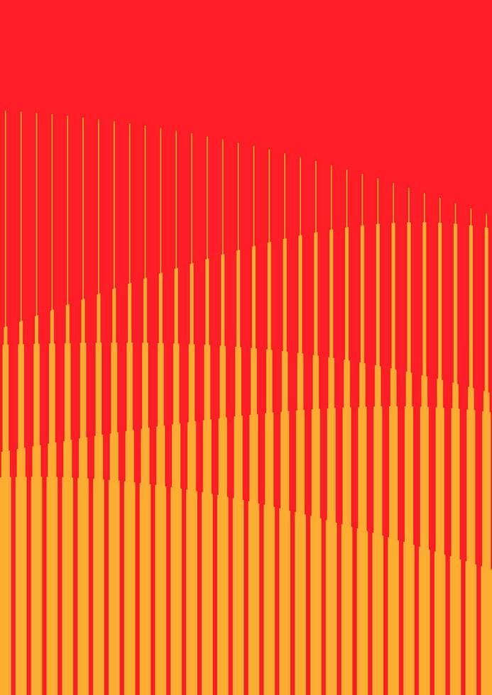 Dynamic line geometric covers set. Red background minimalist designs. vector