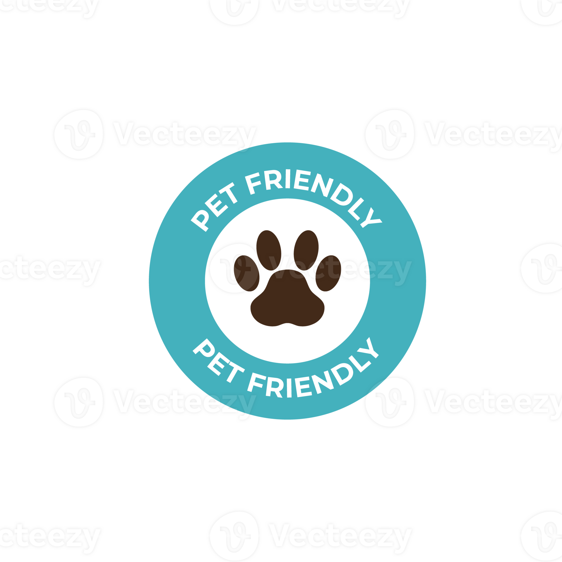 Pets allowed, pet friendly sign, illustration. 32041957 PNG