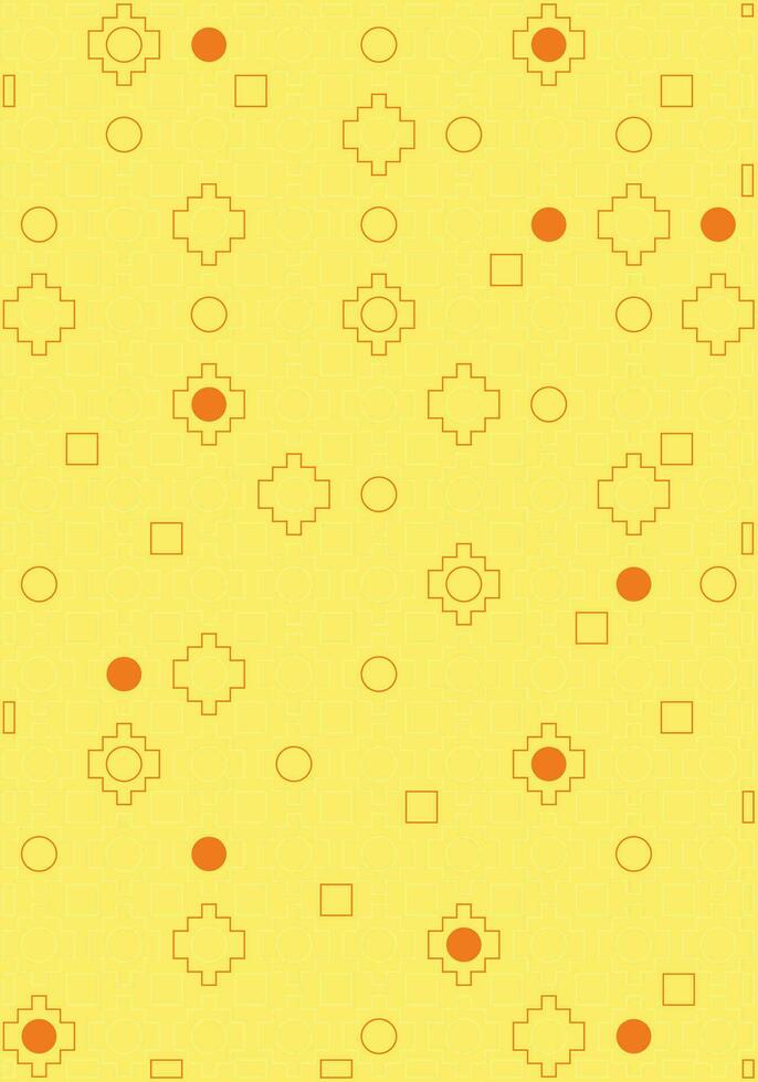 Geometric Element Pattern Cover vector