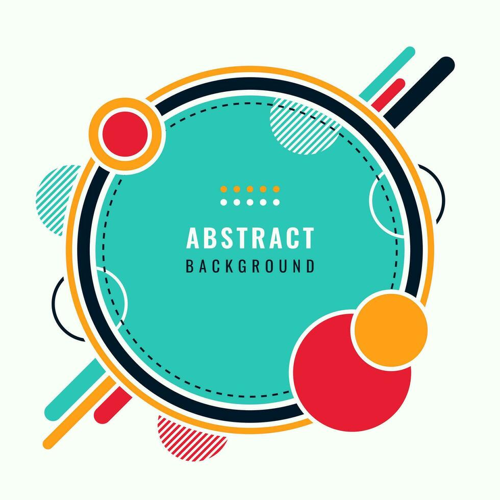 Abstract Simple Background Flat Design vector