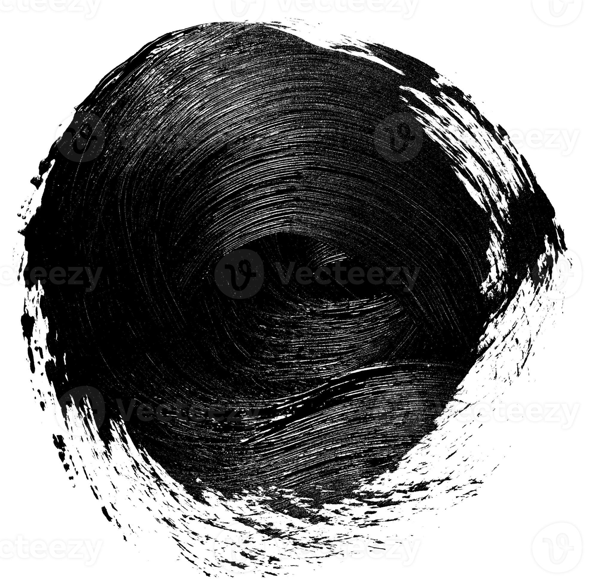 Round brush stroke on white isolated background 32042014 Stock Photo at Vecteezy