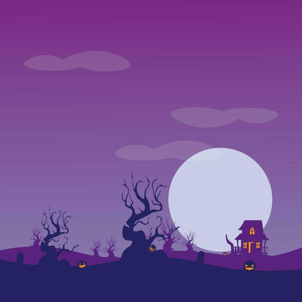 Vector background design with halloween theme