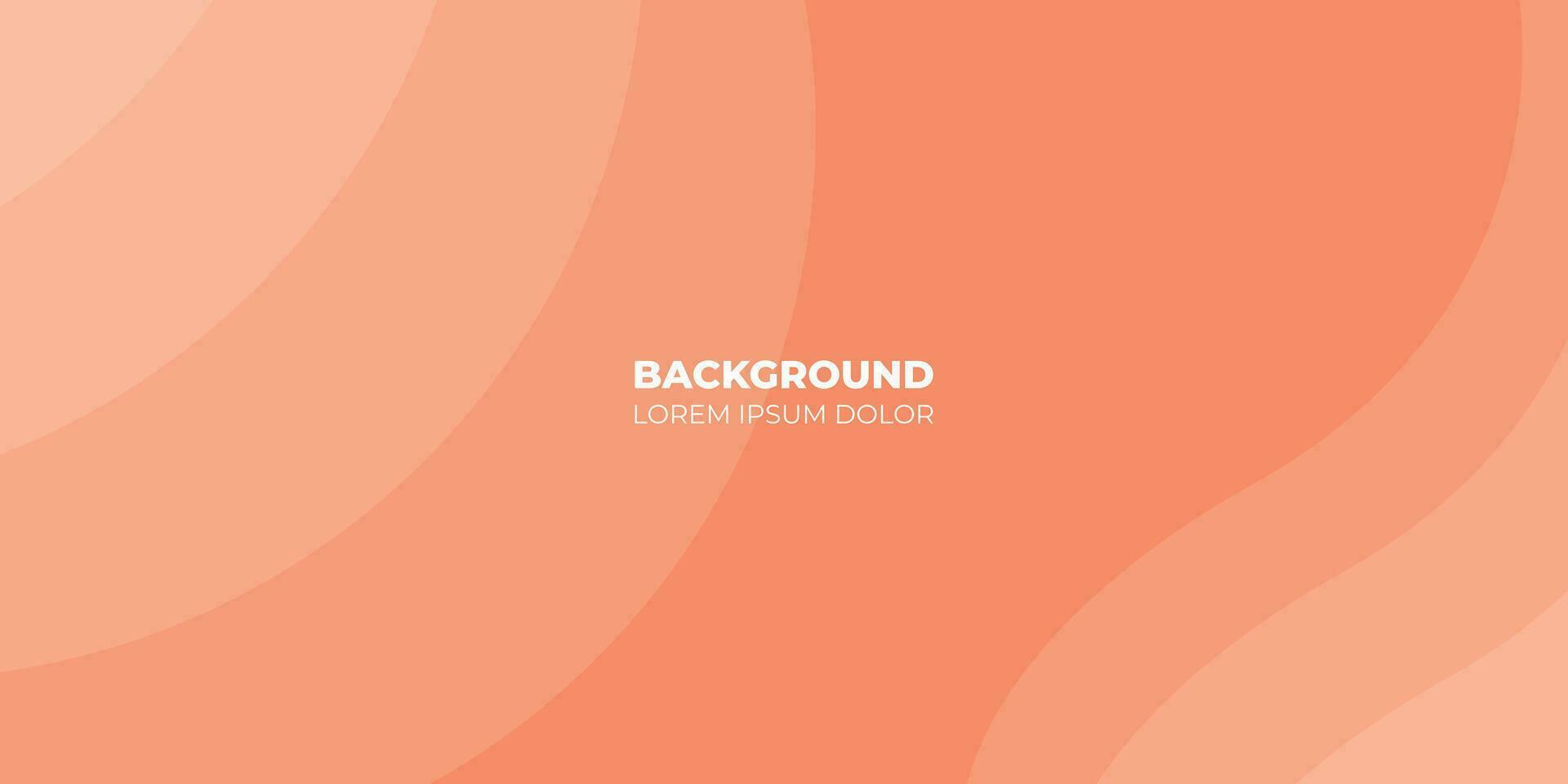 Minimal geometric background. Orange elements with fluid gradient. Dynamic shapes composition. Eps10 vector