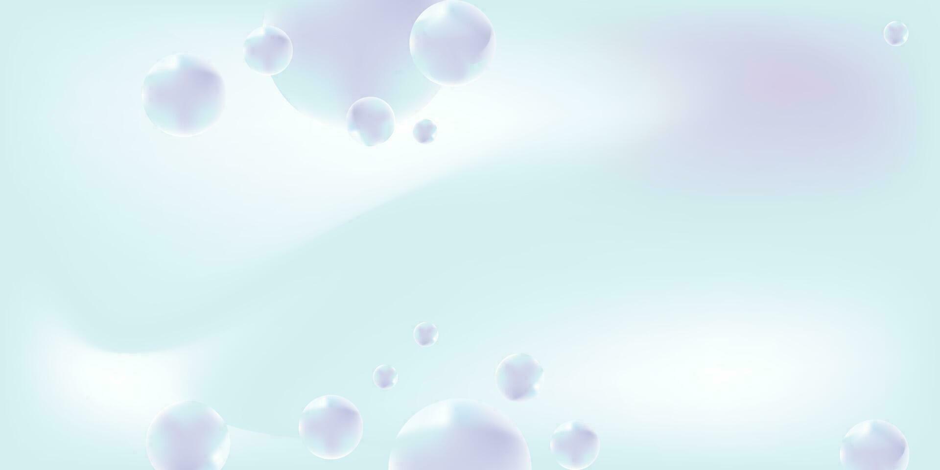 fondo de burbujas abstractas con línea de degradado y color azul. bueno para fondo, banner o diseño vector