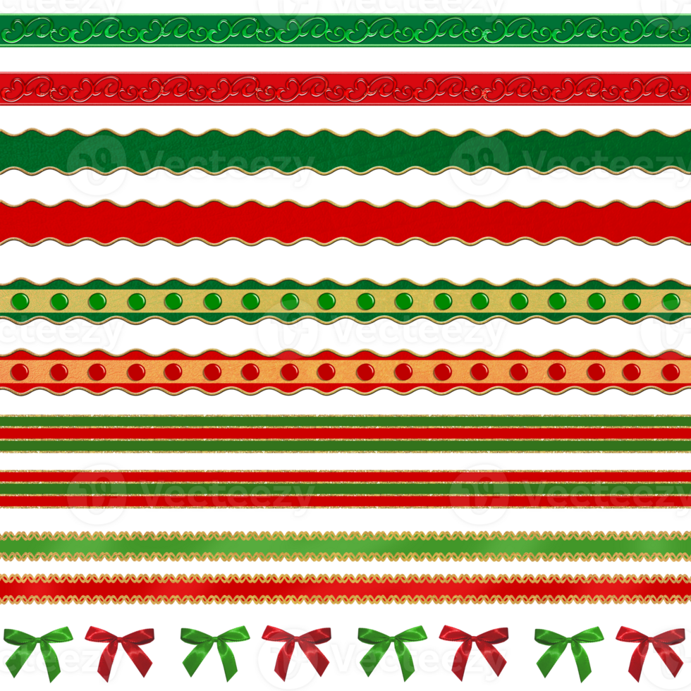Ribbons Bows Christmas png