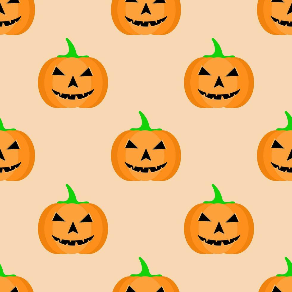 Halloween pumpkin background vector