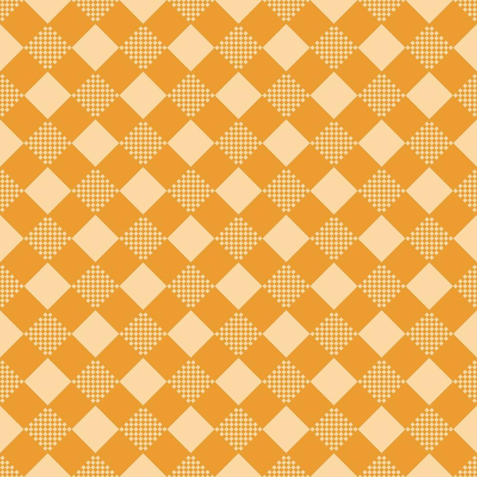 Orange diamonds shape pattern background vector