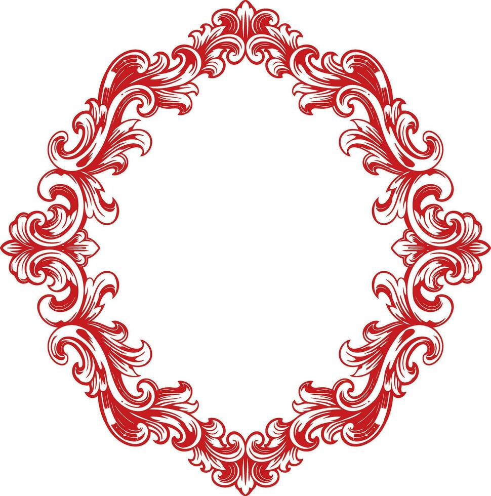 Frame ornament vintage classic element decoration vector