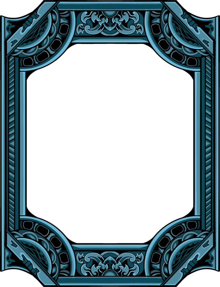 Frame ornament vintage classic element decoration vector