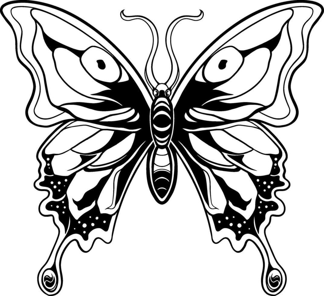 beautiful butterfly vector design for elements