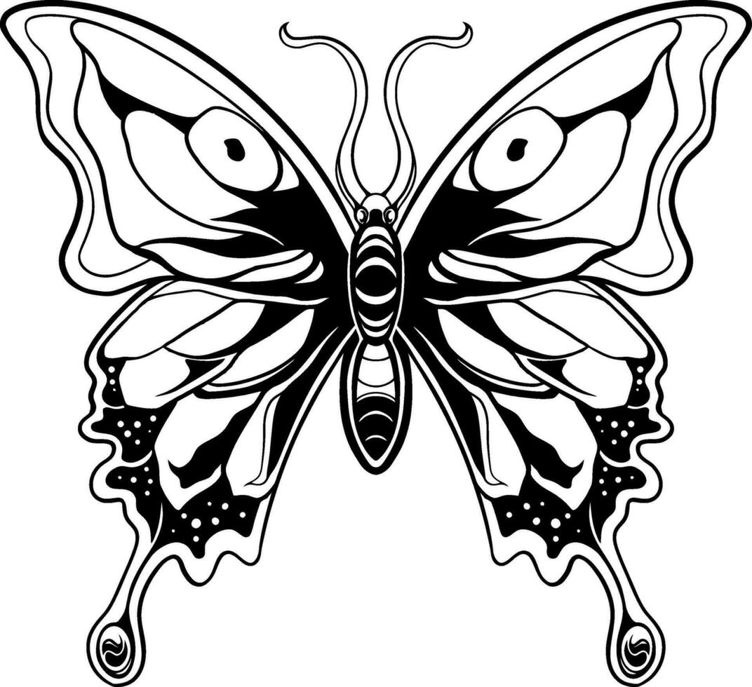 beautiful butterfly vector design for elements