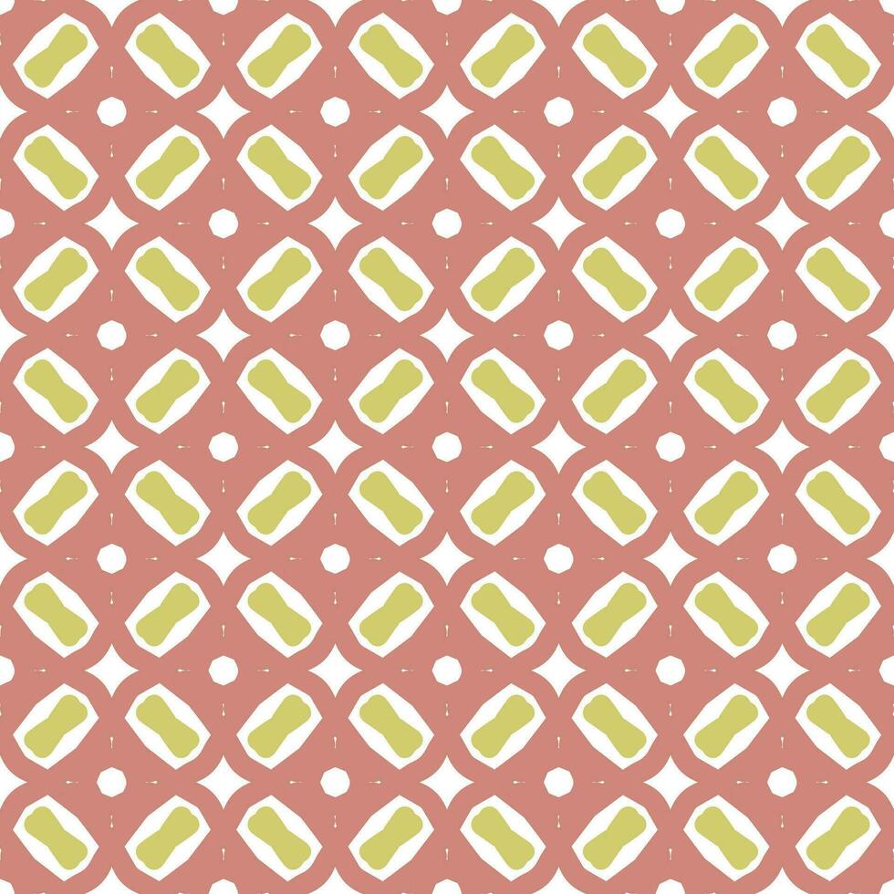 Ornament pattern design template with decorative motif.  background in flat style vector