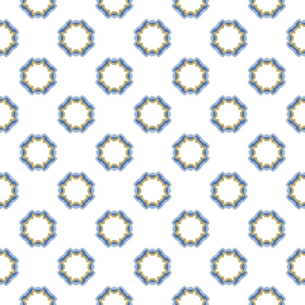 Ornament pattern design template with decorative motif.  background in flat style. repeat and seamless vector