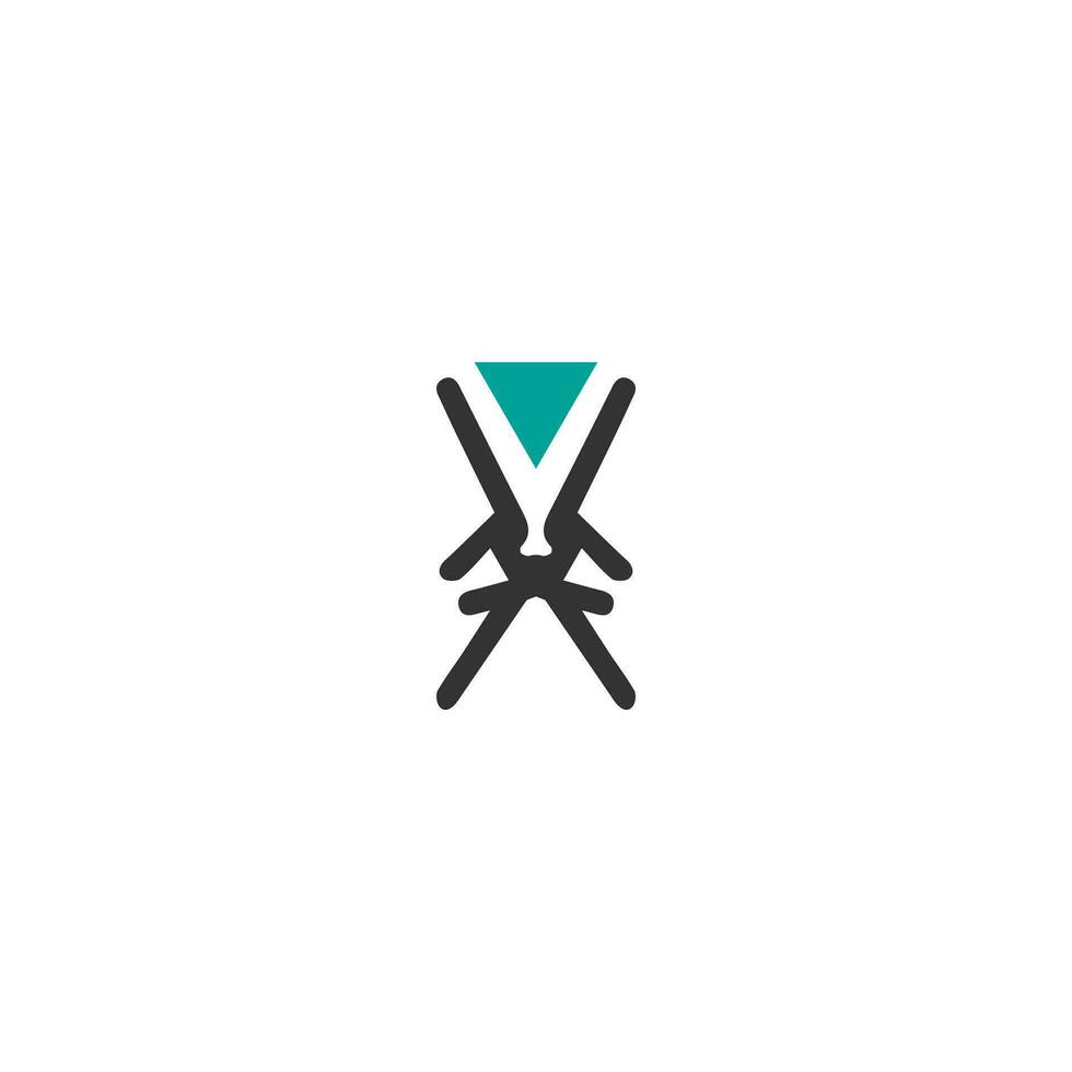 Logo design with ornament concept vector