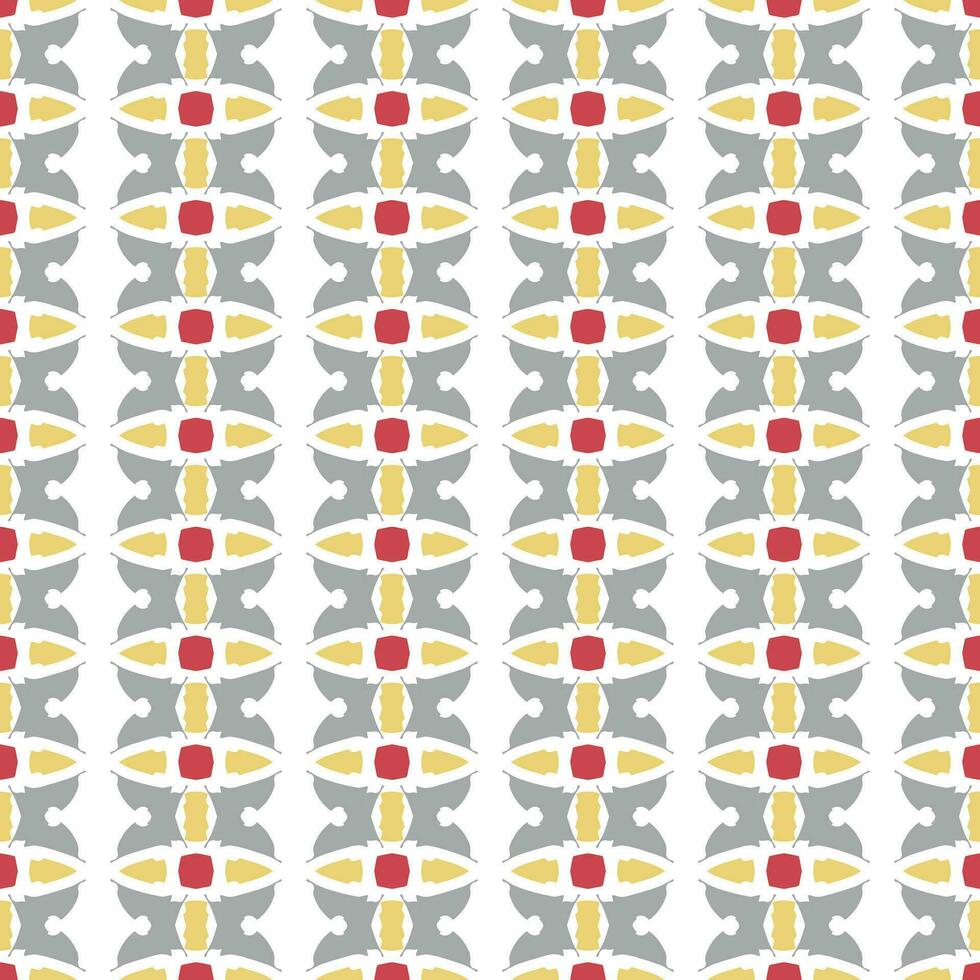 Ornament pattern design template with decorative motif.  background in flat style vector