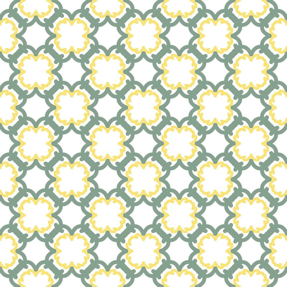 Ornament pattern design template with decorative motif.  background in flat style vector