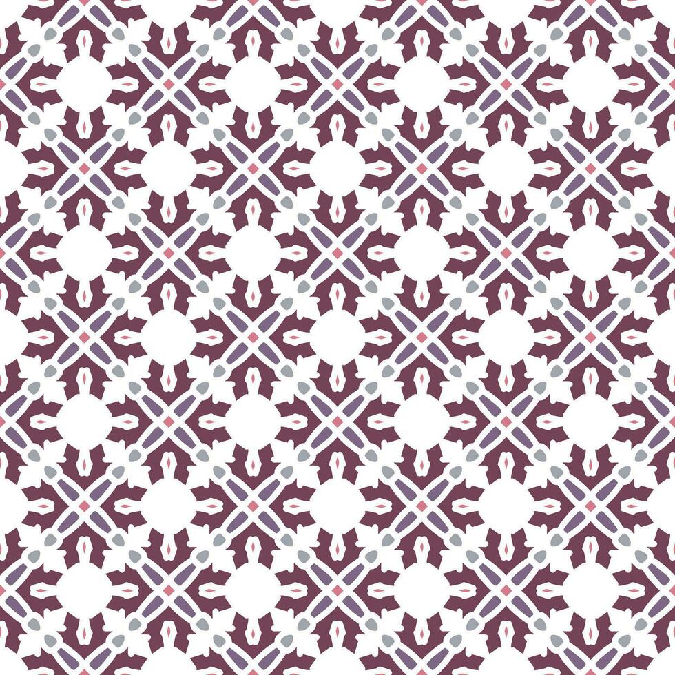 Ornament pattern design template with decorative motif.  background in flat style vector