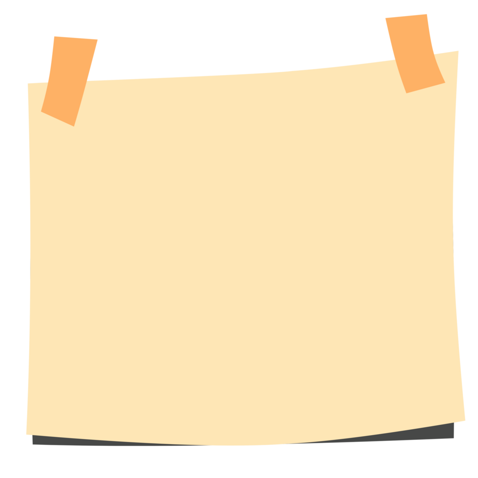Sticky notes for reminders png