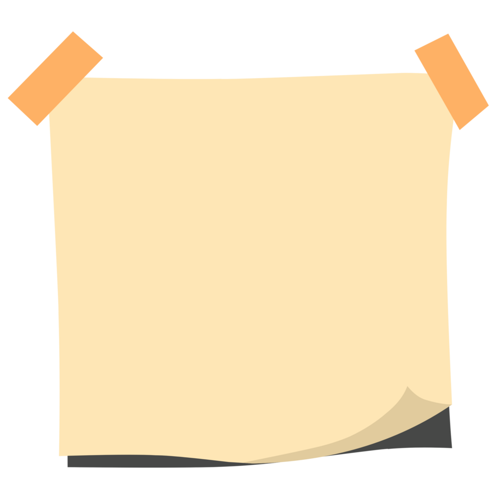 Sticky notes for reminders png