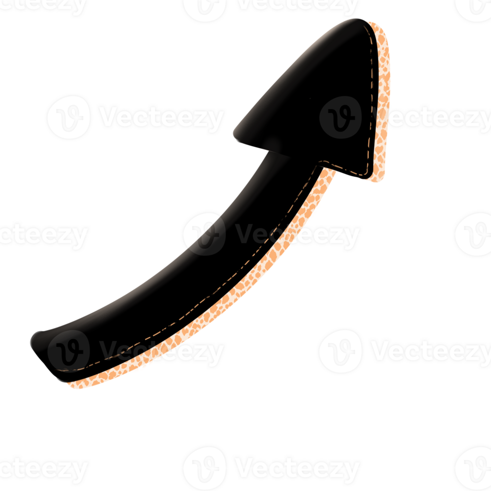 Design black arrow png