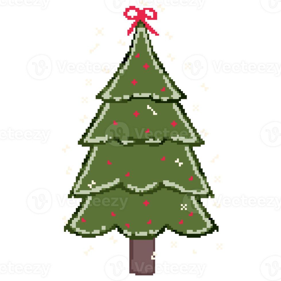 Winter Christmas trees 32044370 PNG