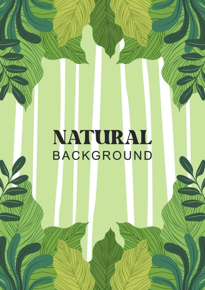 green plant natural background pattern vector