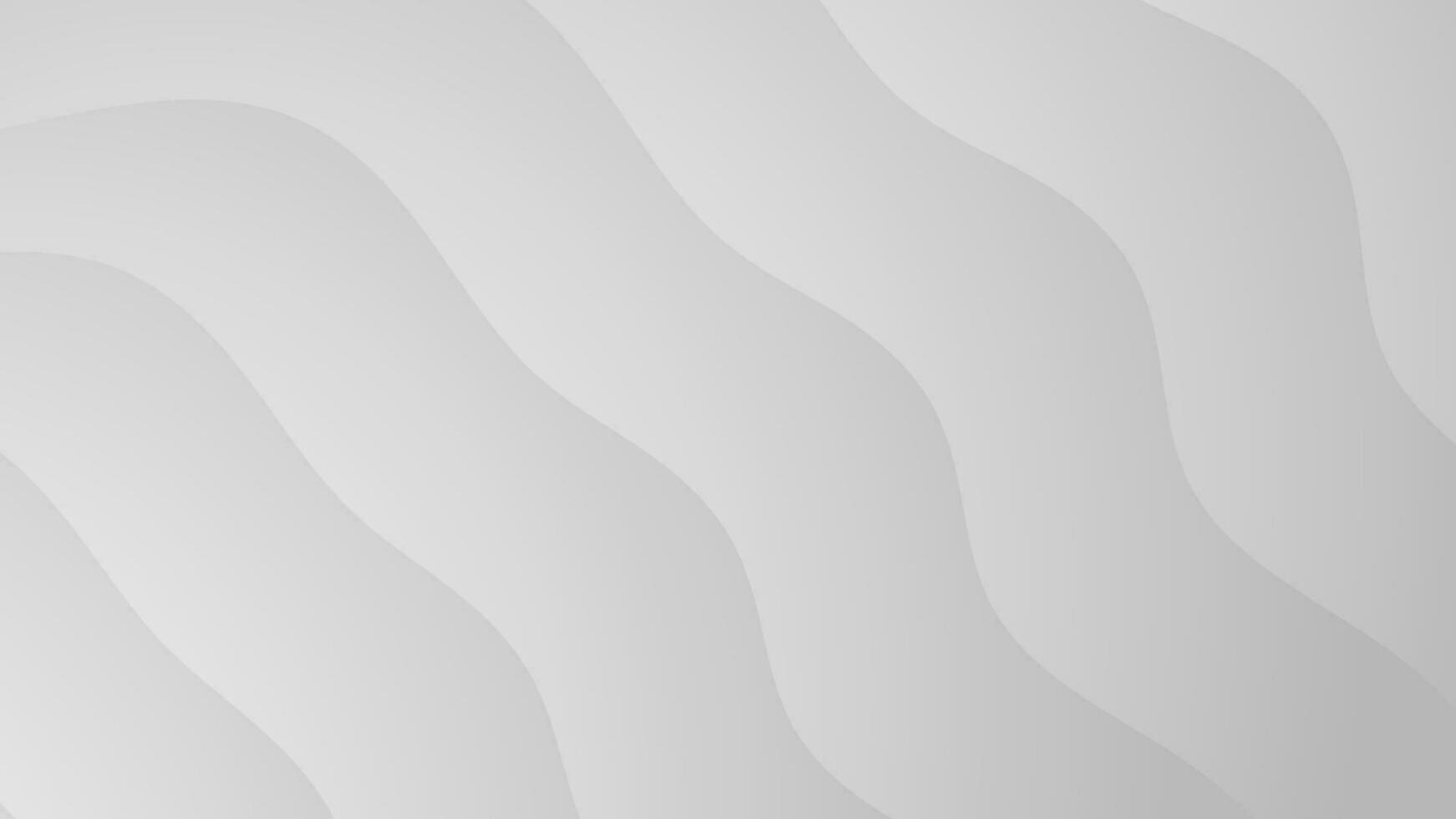 Vector illustration abstract white and grey pattern isometric 3d shape. Rectangular modern wallpaper wave