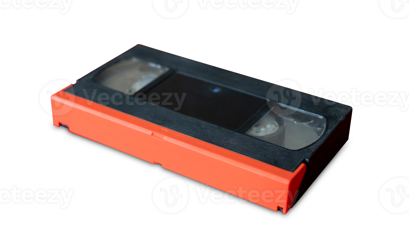 PNG format of Old black VHS video tape isolated on transparent background