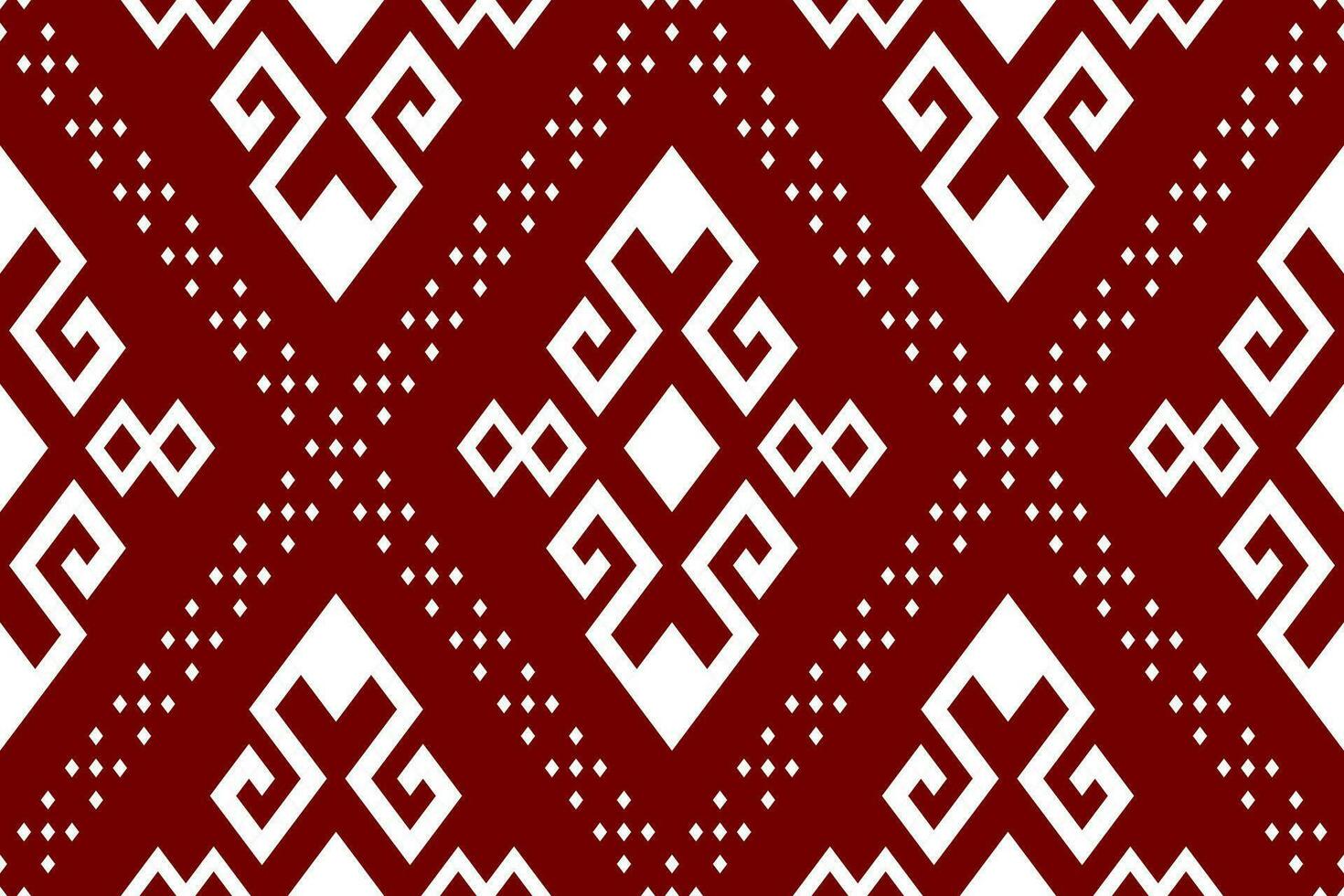 rojo tradicional étnico modelo cachemir flor ikat antecedentes resumen azteca africano indonesio indio sin costura modelo para tela impresión paño vestir alfombra cortinas y pareo de malasia vector