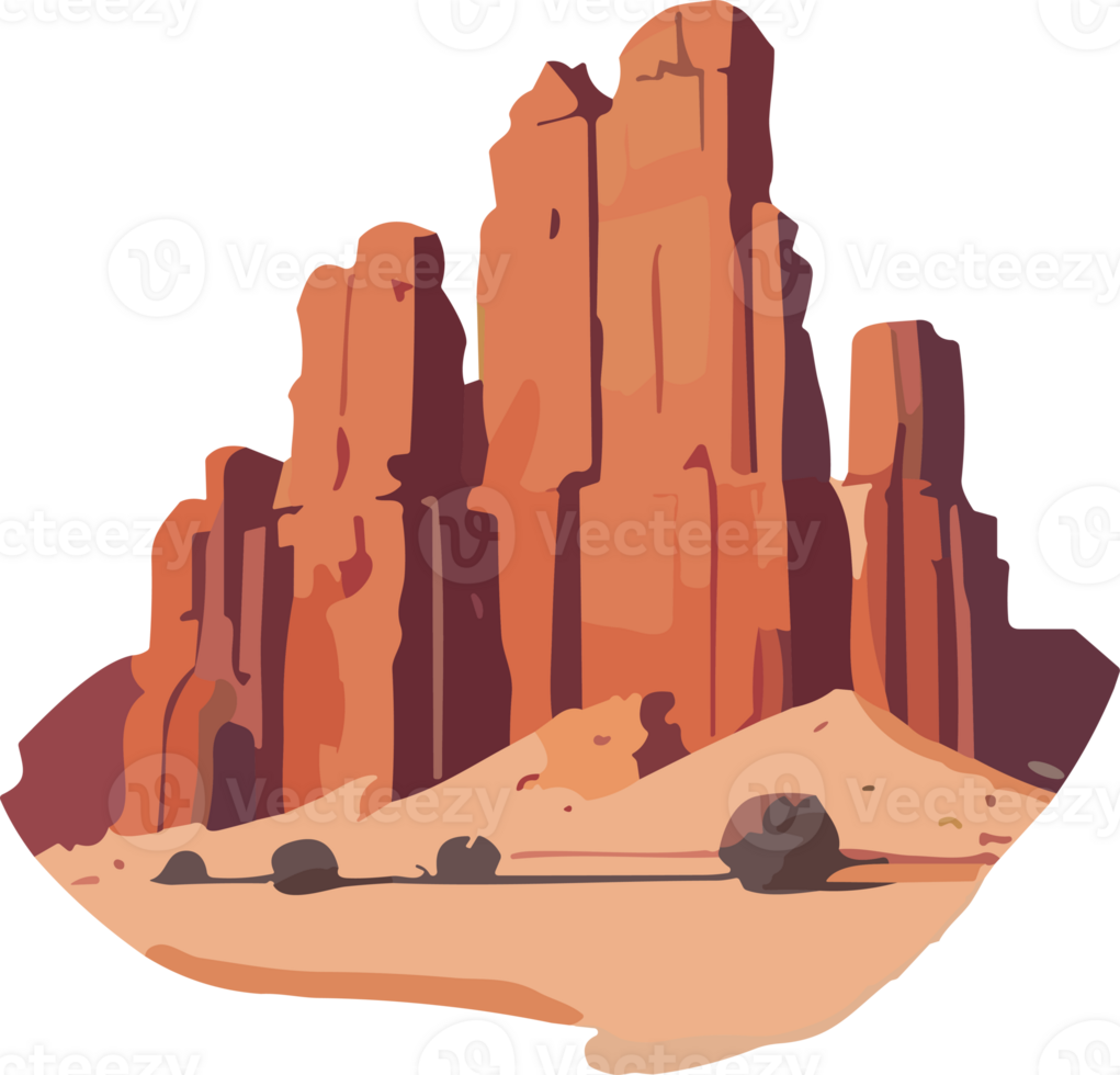 Desert Solitude Peace in Barren Landscapes AI Generative png
