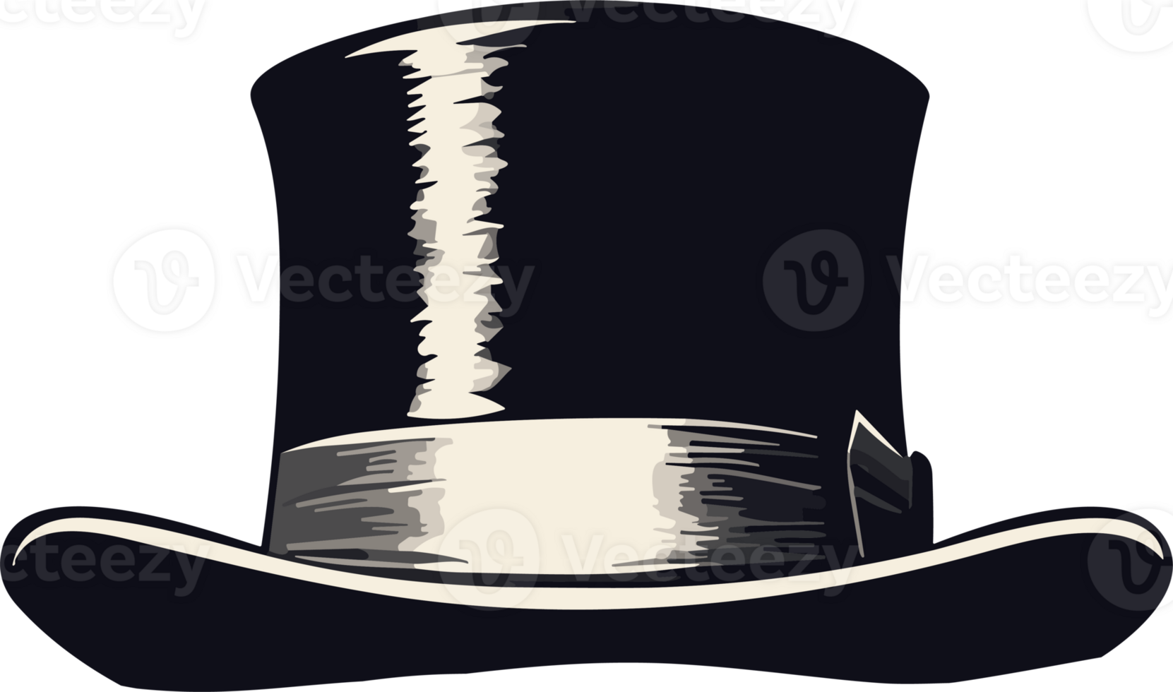 The Iconic Top Hat AI Generative png