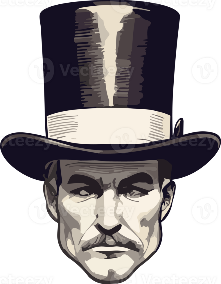 The Iconic Top Hat AI Generative png