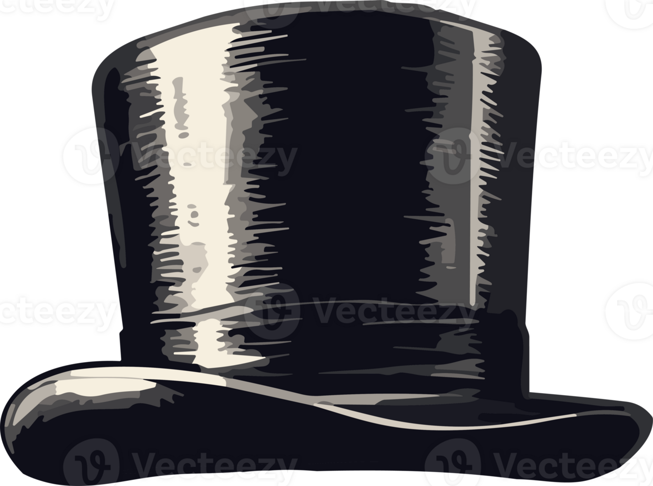 The Iconic Top Hat AI Generative png