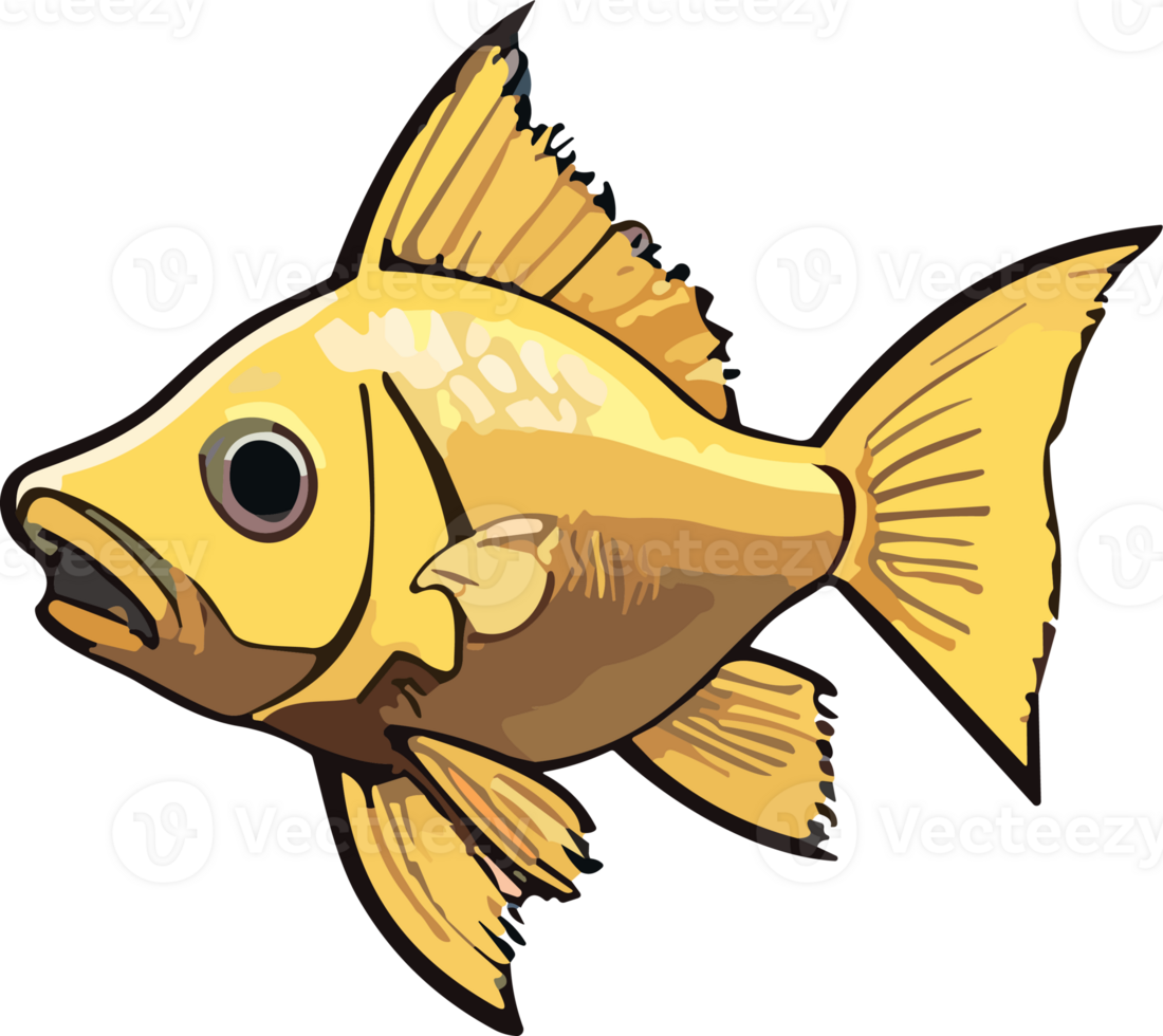 Fresco pescado ai generativo png