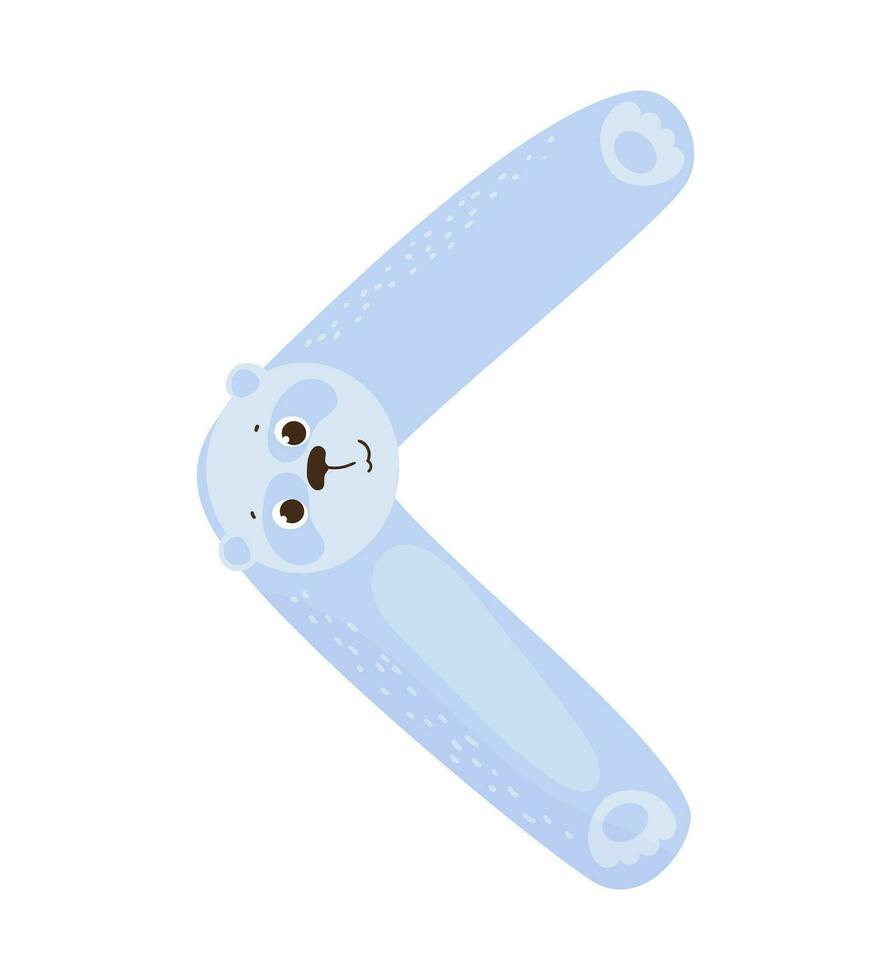 Punctuation Mark in the Form of a Cute Animal vector