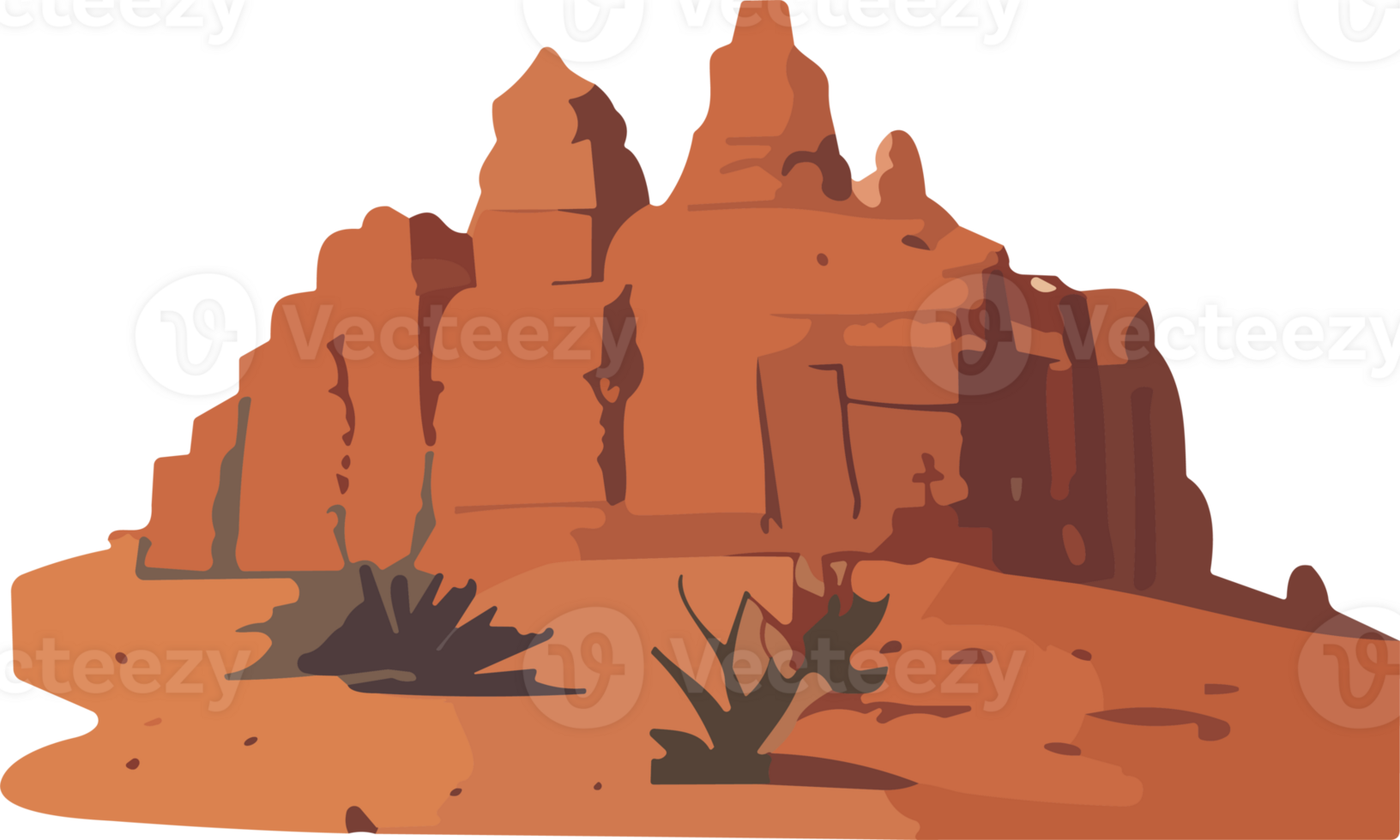 Desert Solitude Peace in Barren Landscapes AI Generative png