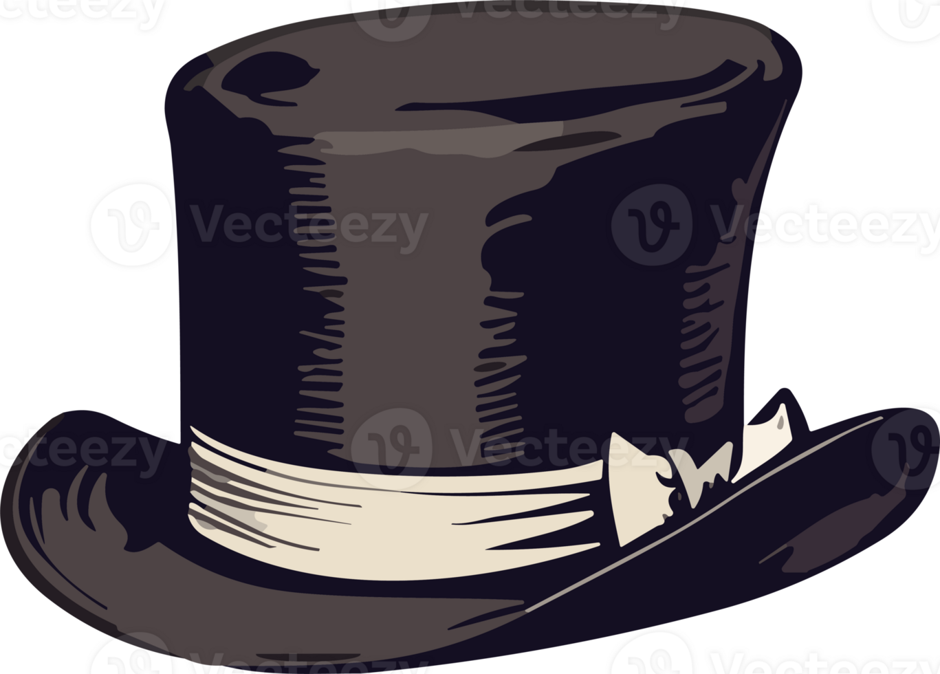 The Iconic Top Hat AI Generative png