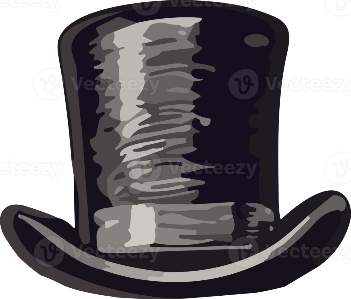 The Iconic Top Hat AI Generative png