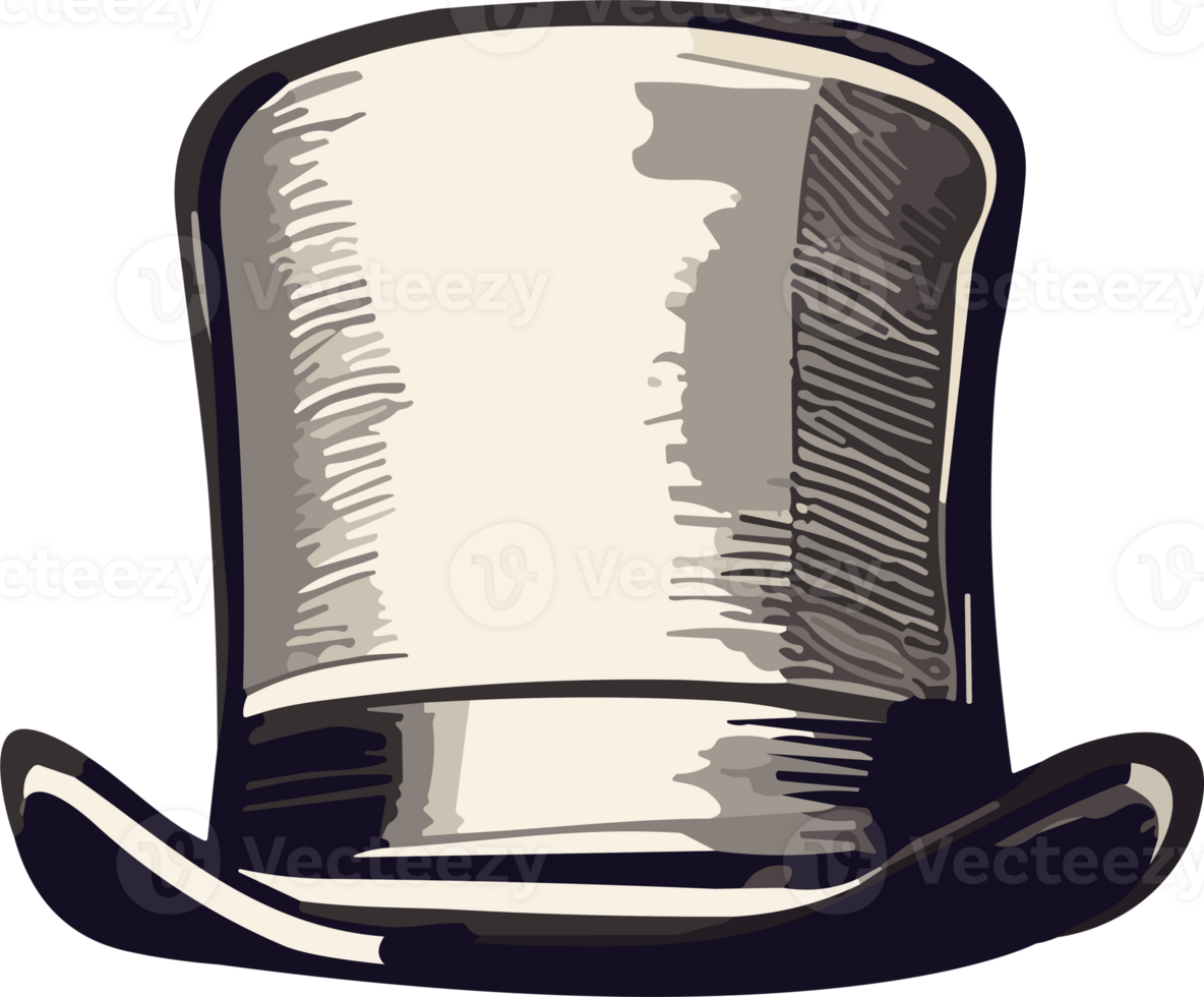 The Iconic Top Hat AI Generative png