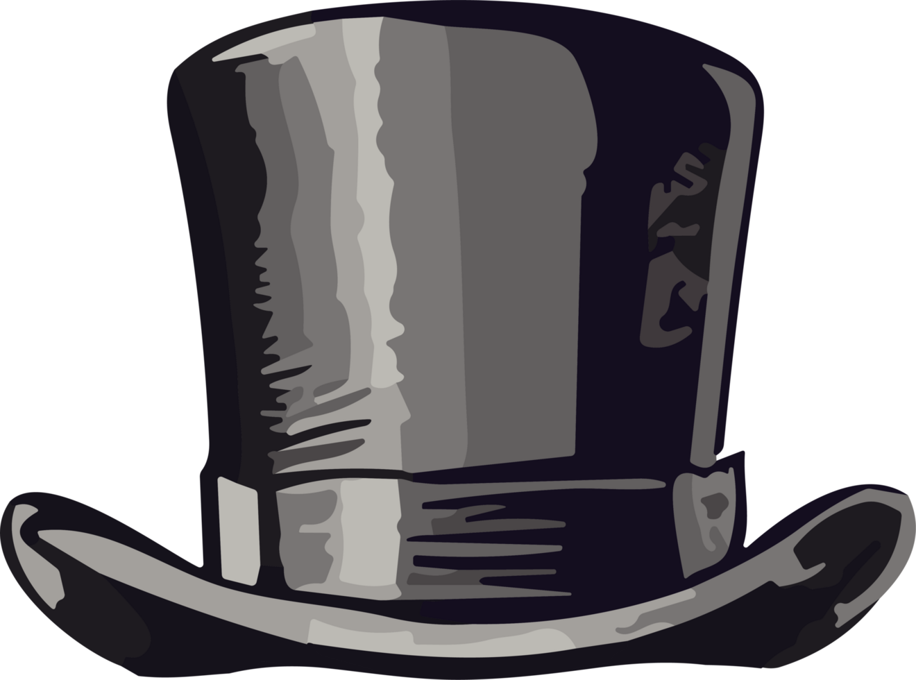 The Iconic Top Hat AI Generative png