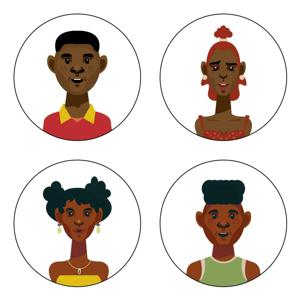 Collection of Avatars vector