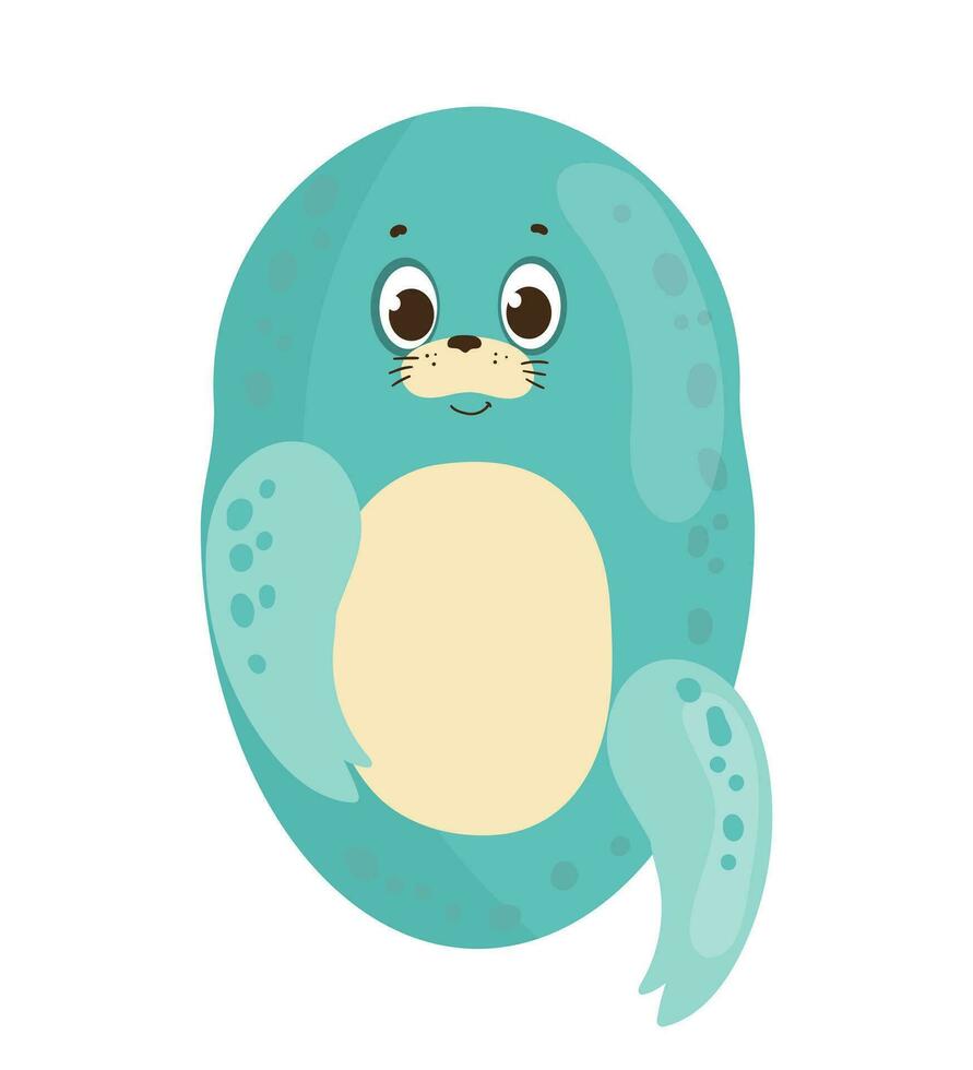 English Letter in the Form of the Animal vector